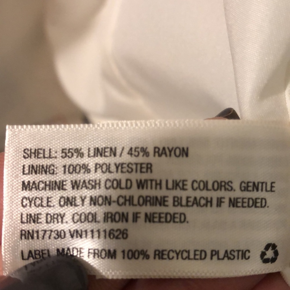 A new day linen lined blazer with new with tag - Picture 5 of 6